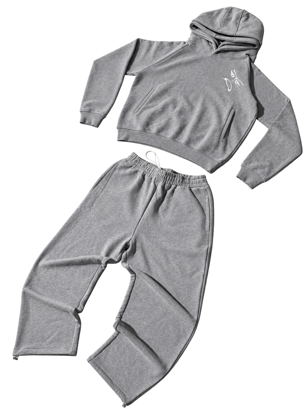 ProjectFarrell double hooded tracksuit full set